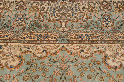 12x14 Vintage Fine Bulgarian Kerman Design Square Carpet by Old New House® - product image 15 for Resin Society