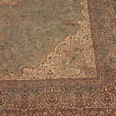 12x14 Vintage Fine Bulgarian Kerman Design Square Carpet by Old New House® - product image 17 for Resin Society