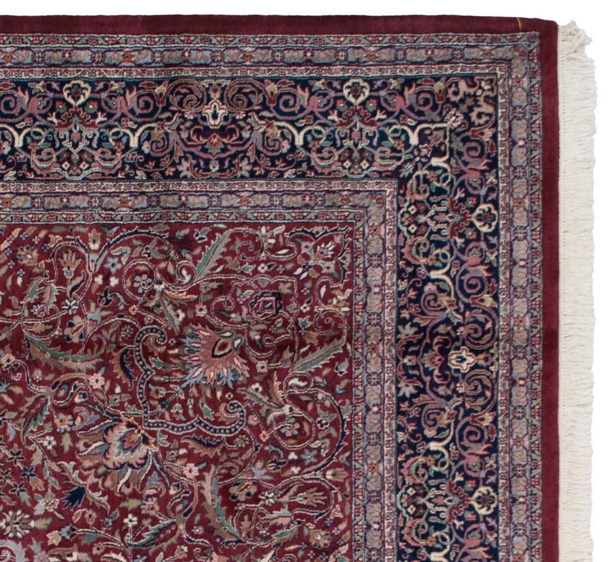 10x14 Vintage Indian Kashan Design Carpet by Old New House® - product image 6 for Resin Society