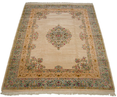 10x13 Vintage Fine Bulgarian Kerman Design Carpet by Old New House® - product image 5 for Resin Society