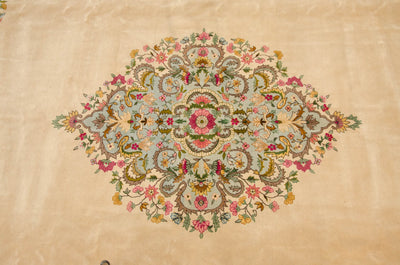 10x13 Vintage Fine Bulgarian Kerman Design Carpet by Old New House® - product image 9 for Resin Society