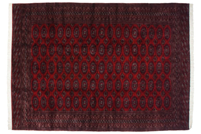 10x14.5 Vintage Fine Pakistani Turkmen Design Carpet by Old New House® - main product image for Resin Society