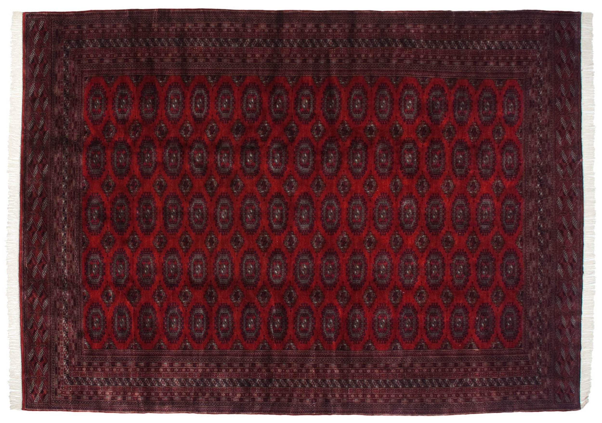 10x14.5 Vintage Fine Pakistani Turkmen Design Carpet by Old New House® - product image 3 for Resin Society