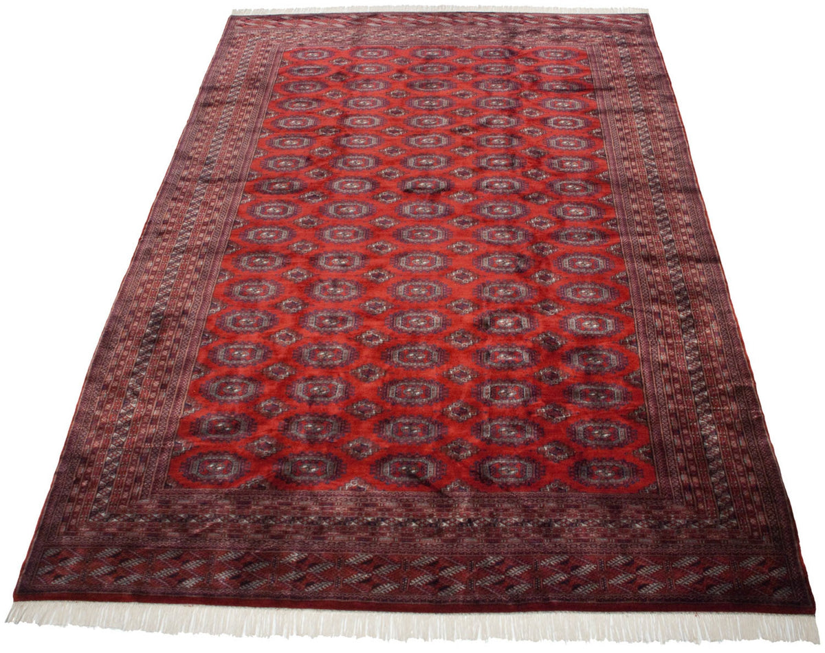10x14.5 Vintage Fine Pakistani Turkmen Design Carpet by Old New House® - product image 4 for Resin Society
