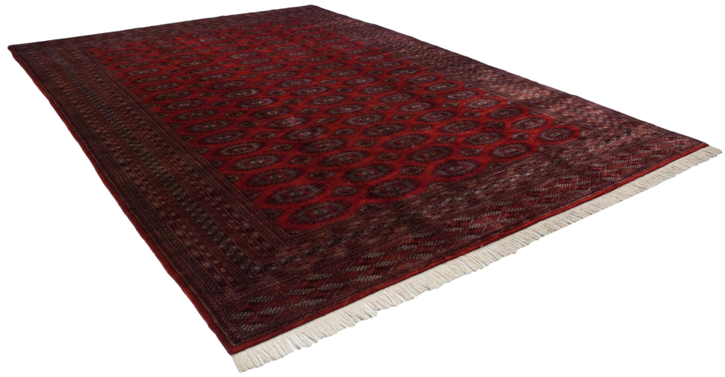10x14.5 Vintage Fine Pakistani Turkmen Design Carpet by Old New House® - product image 5 for Resin Society