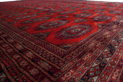 10x14.5 Vintage Fine Pakistani Turkmen Design Carpet by Old New House® - product image 8 for Resin Society