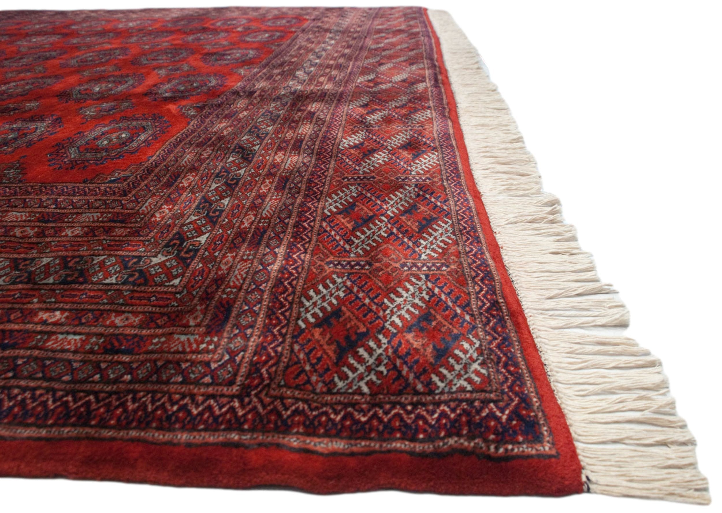 10x14.5 Vintage Fine Pakistani Turkmen Design Carpet by Old New House® - product image 9 for Resin Society