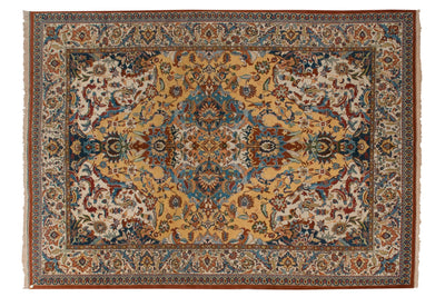 10x13.5 Vintage Indian Polonaise Design Carpet by Old New House® - main product image for Resin Society