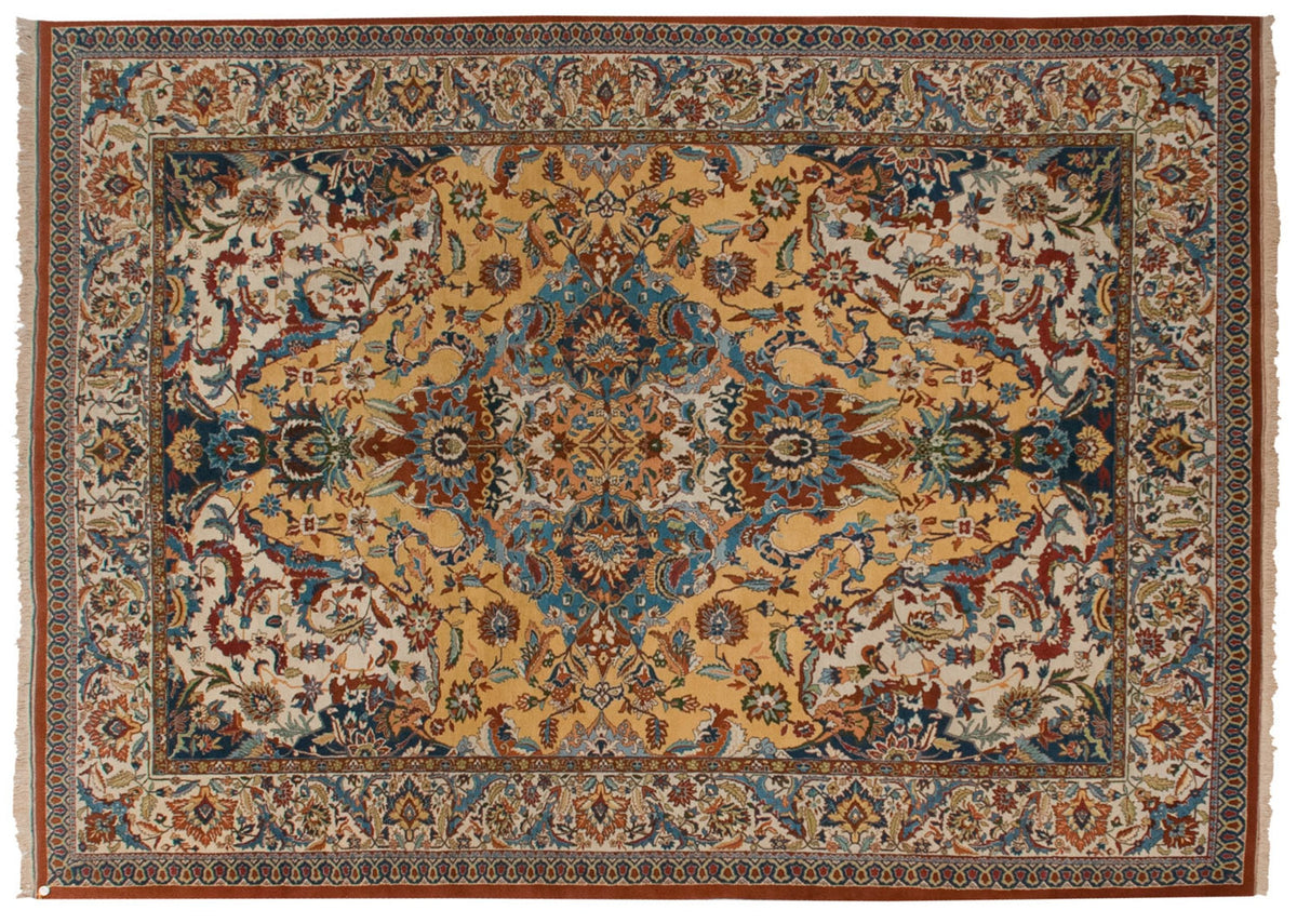 10x13.5 Vintage Indian Polonaise Design Carpet by Old New House® - product image 2 for Resin Society