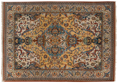10x13.5 Vintage Indian Polonaise Design Carpet by Old New House® - product image 2 for Resin Society
