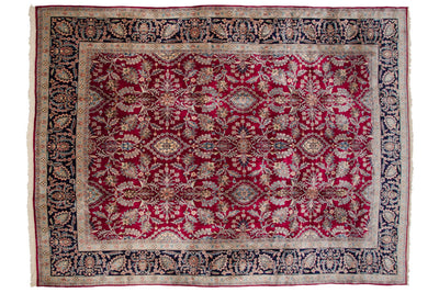 10.5x14 Vintage Kerman Carpet by Old New House® - main product image for Resin Society