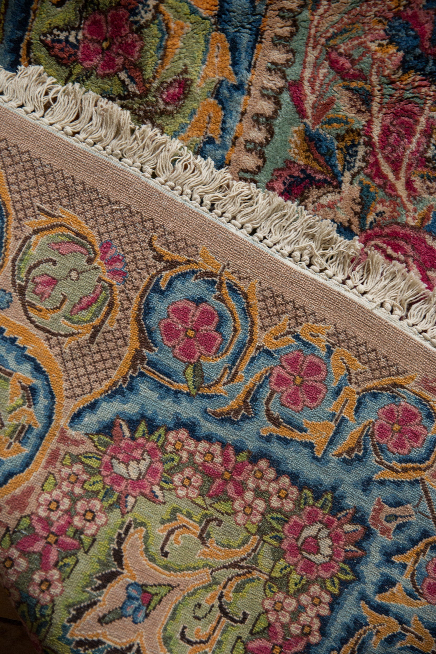 9.5x13.5 Vintage Kerman Carpet by Old New House® - product image 12 for Resin Society