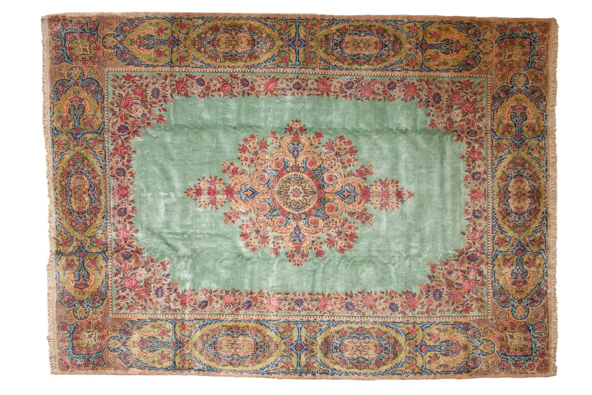 9.5x13.5 Vintage Kerman Carpet by Old New House® - main product image for Resin Society