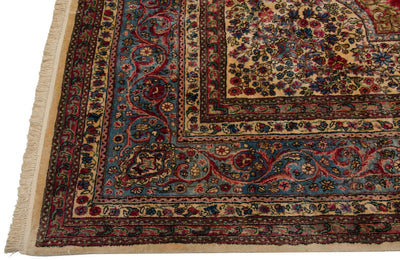 10x14.5 Vintage Fine Cyrus Crown® Kerman Carpet by Old New House® - product image 9 for Resin Society