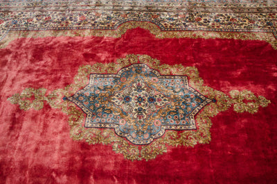 10x14.5 Vintage Fine Cyrus Crown® Kerman Carpet by Old New House® - product image 10 for Resin Society