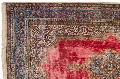 10x14.5 Vintage Fine Cyrus Crown® Kerman Carpet by Old New House® - product image 12 for Resin Society