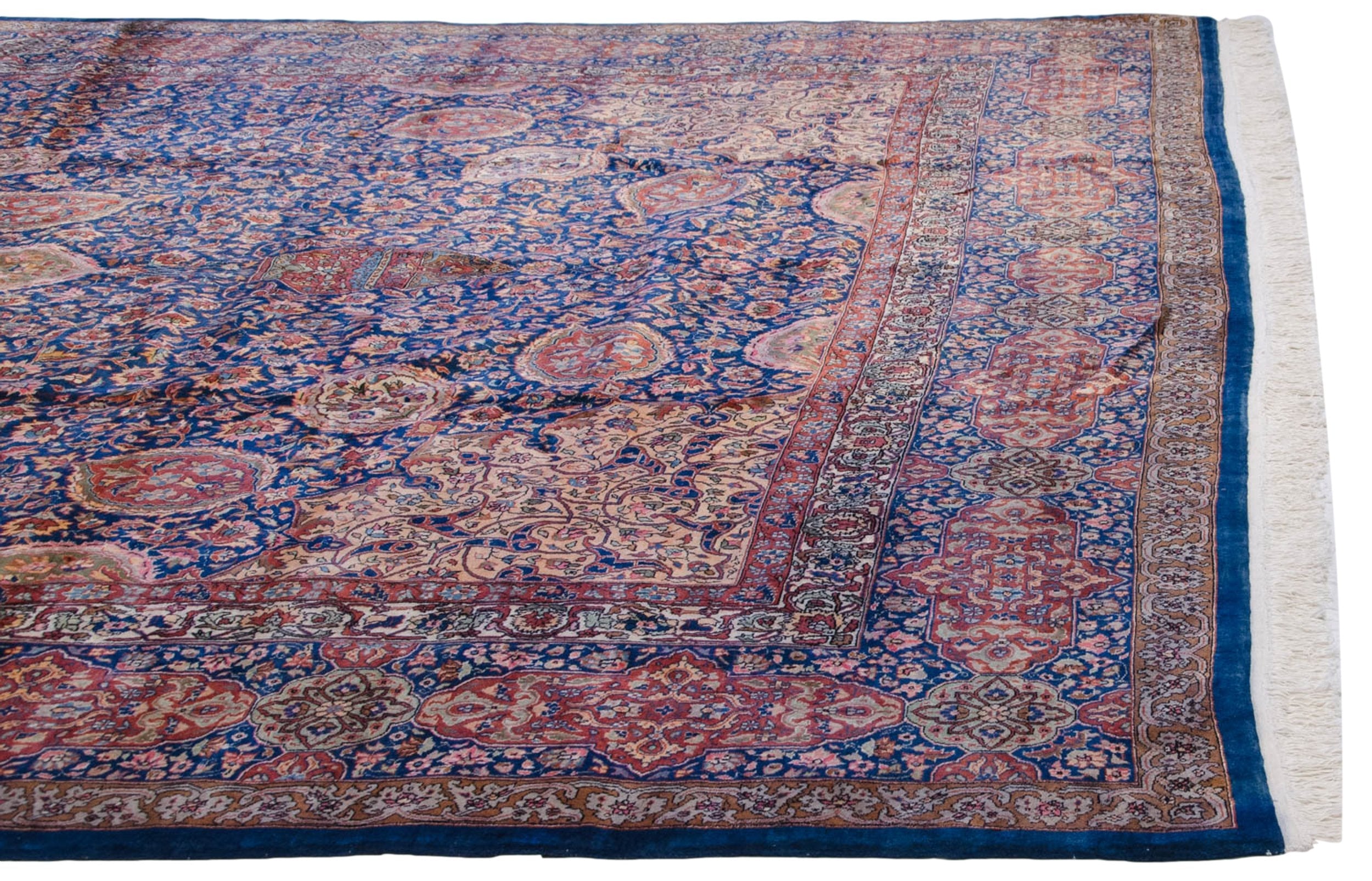 10x16.5 Vintage Fine Pakistani Ardebil Design Carpet by Old New House® - product image 9 for Resin Society