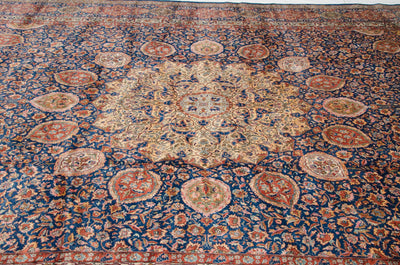 10x16.5 Vintage Fine Pakistani Ardebil Design Carpet by Old New House® - product image 13 for Resin Society