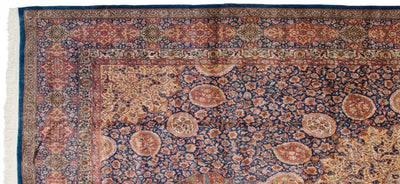 10x16.5 Vintage Fine Pakistani Ardebil Design Carpet by Old New House® - product image 14 for Resin Society