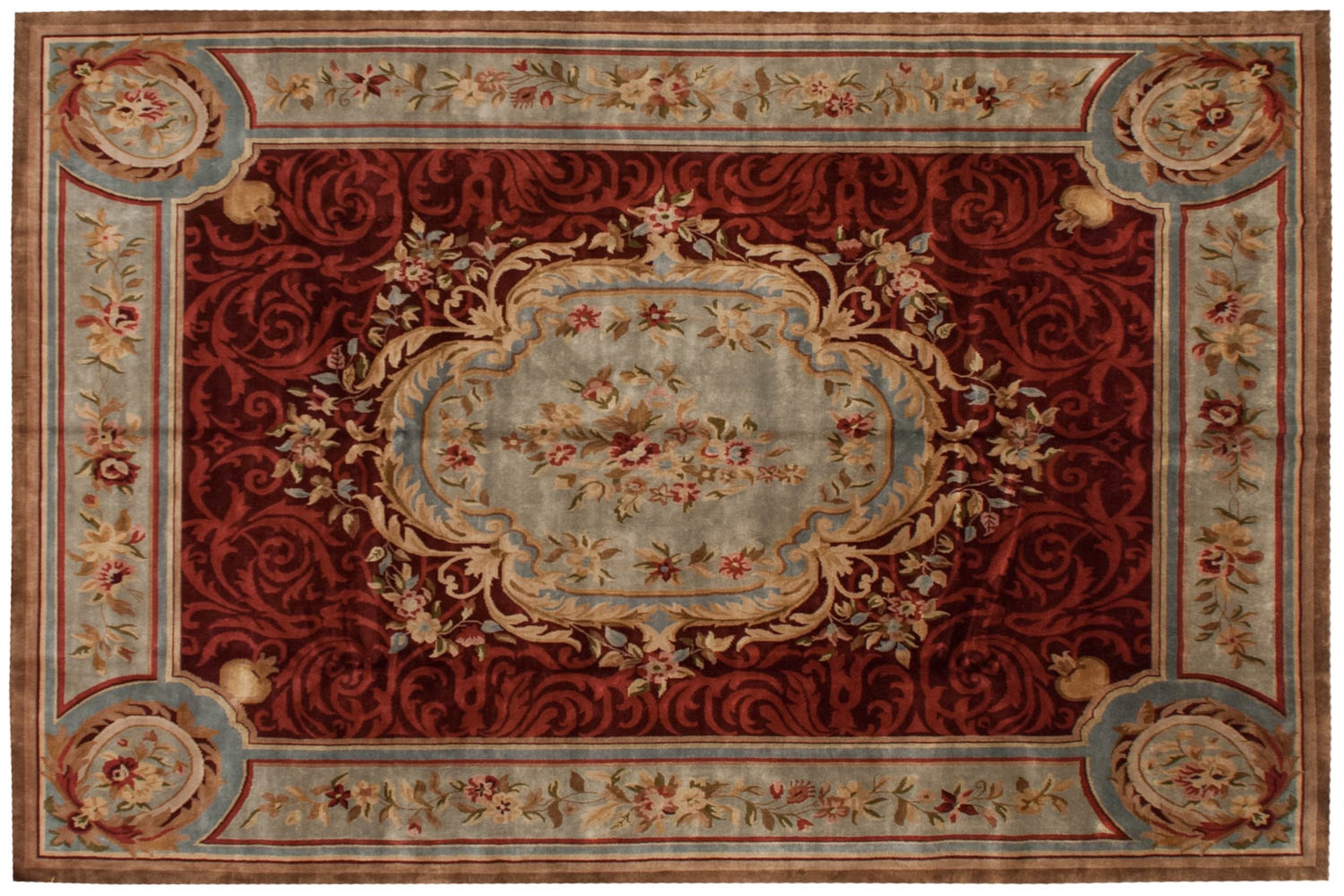 12x15 Indian Savonnerie Design Carpet by Old New House® - main product image for Resin Society