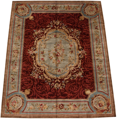 12x15 Indian Savonnerie Design Carpet by Old New House® - product image 3 for Resin Society