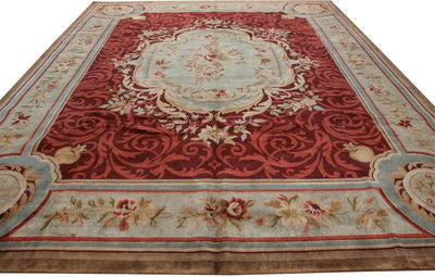 12x15 Indian Savonnerie Design Carpet by Old New House® - product image 4 for Resin Society