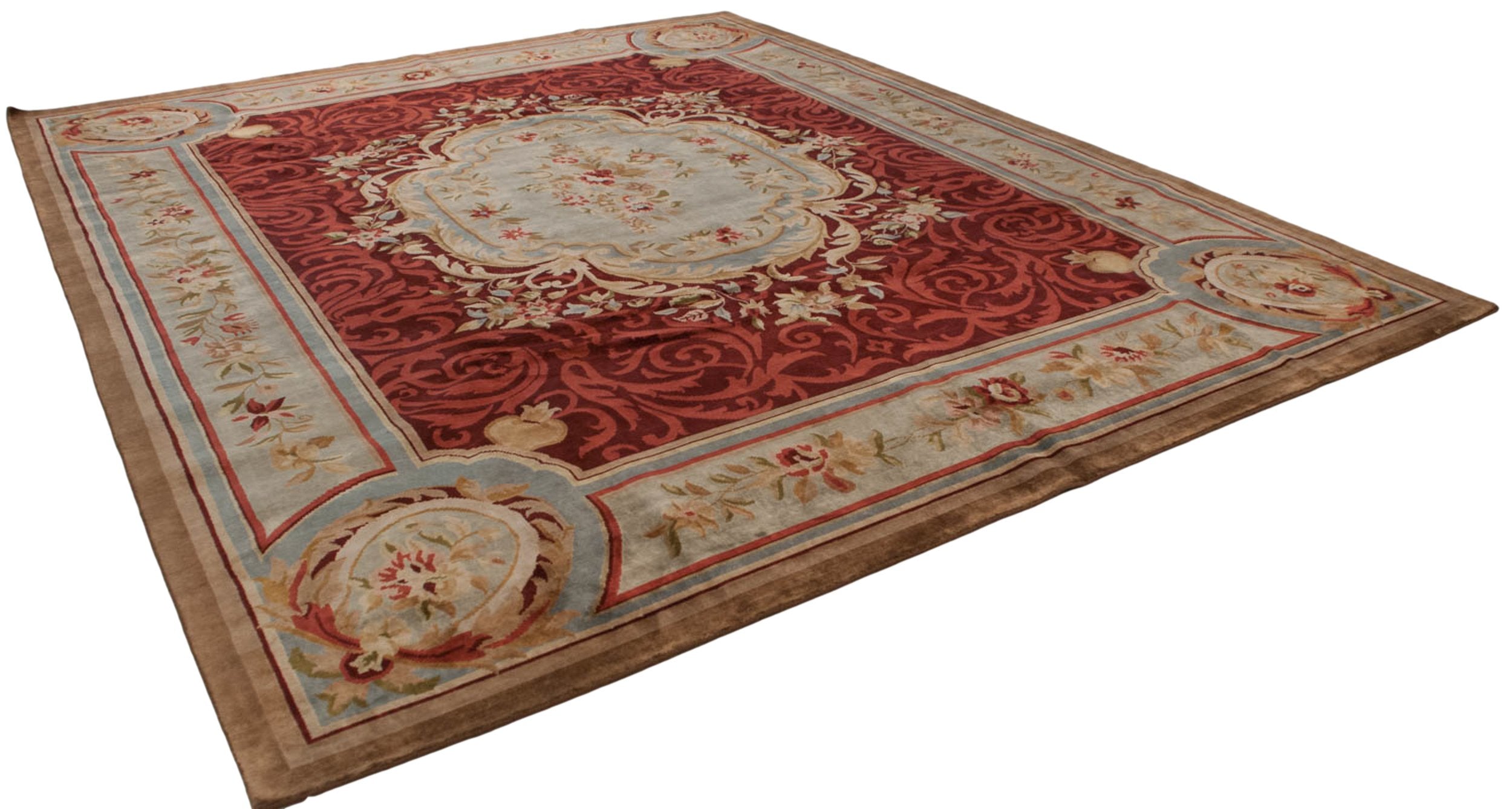 12x15 Indian Savonnerie Design Carpet by Old New House® - product image 5 for Resin Society