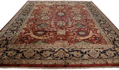 12x15 Vintage Indian Isfahan Design Carpet by Old New House® - product image 4 for Resin Society