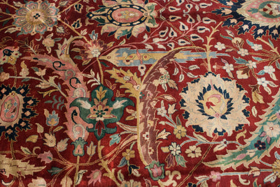 12x15 Vintage Indian Isfahan Design Carpet by Old New House® - product image 7 for Resin Society