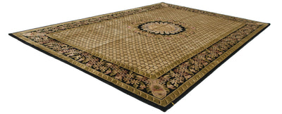 10x14.5 Indian Savonnerie Design Carpet by Old New House® - product image 4 for Resin Society