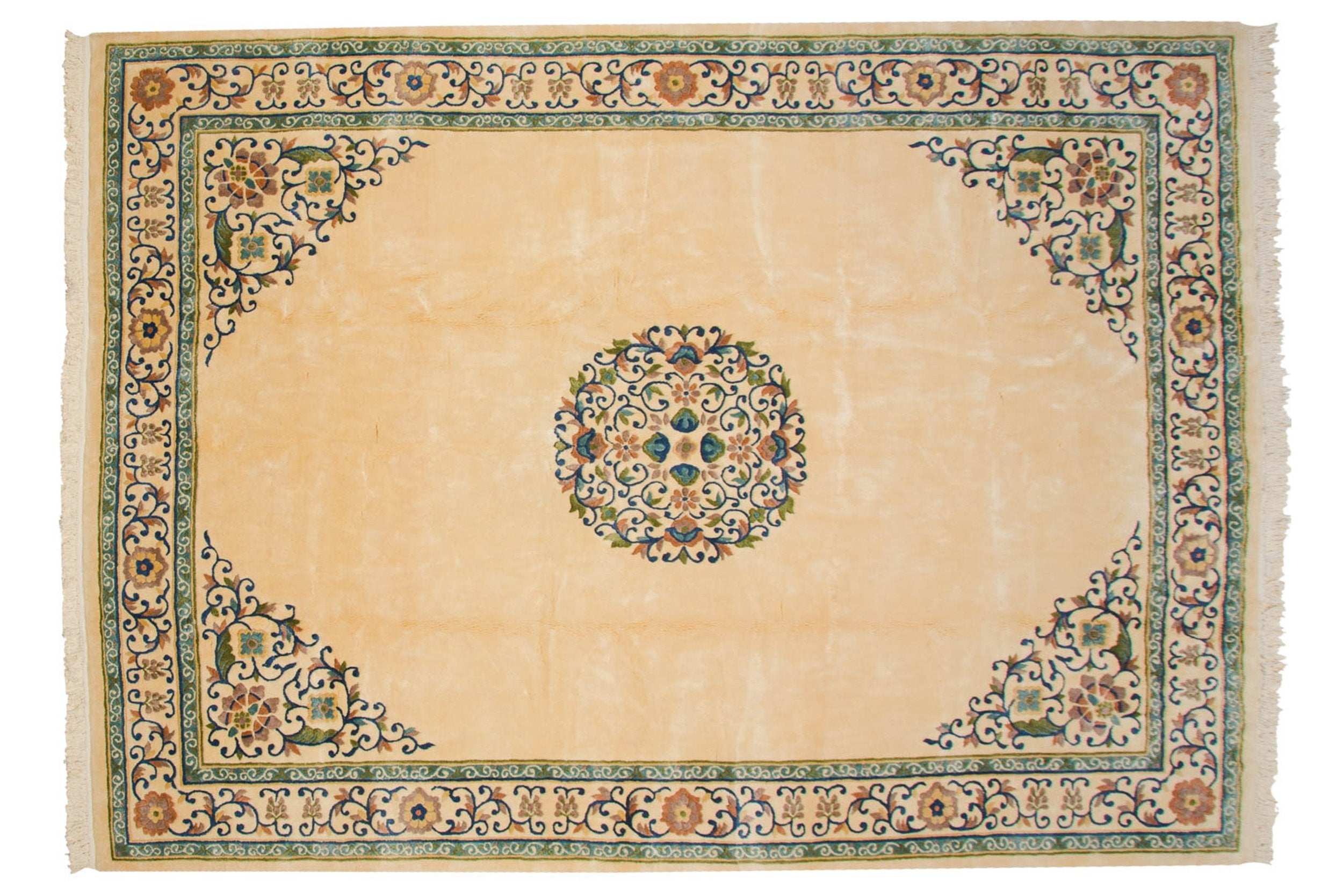 10x14 Vintage Japanese Peking Design Carpet by Old New House® - main product image for Resin Society