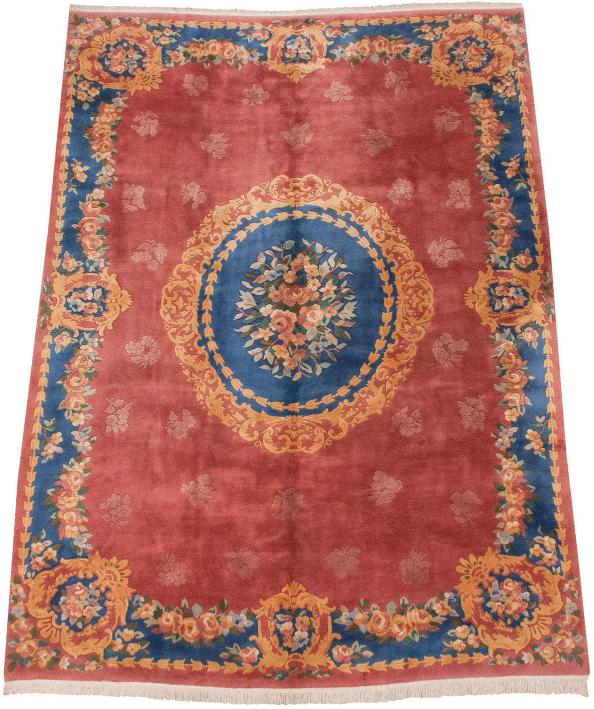 9.5x13.5 Vintage Japanese Aubusson Design Carpet by Old New House® - product image 3 for Resin Society