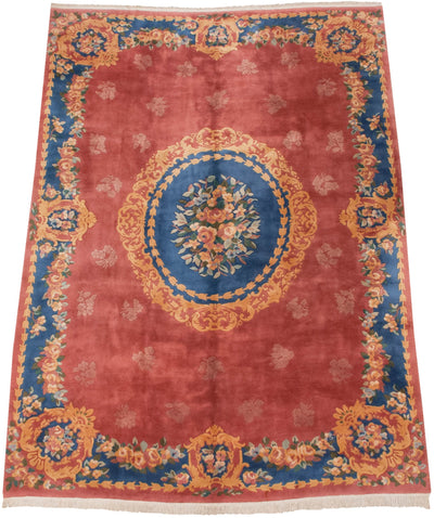 9.5x13.5 Vintage Japanese Aubusson Design Carpet by Old New House® - product image 3 for Resin Society
