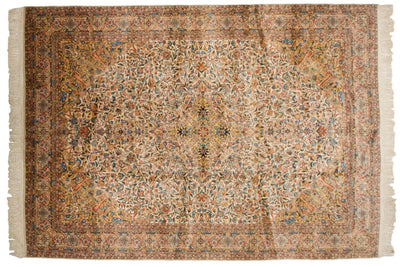 10x14.5 Vintage Fine Bulgarian Isfahan Design Carpet by Old New House® - main product image for Resin Society