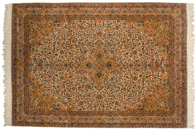 10x14.5 Vintage Fine Bulgarian Isfahan Design Carpet by Old New House® - product image 2 for Resin Society