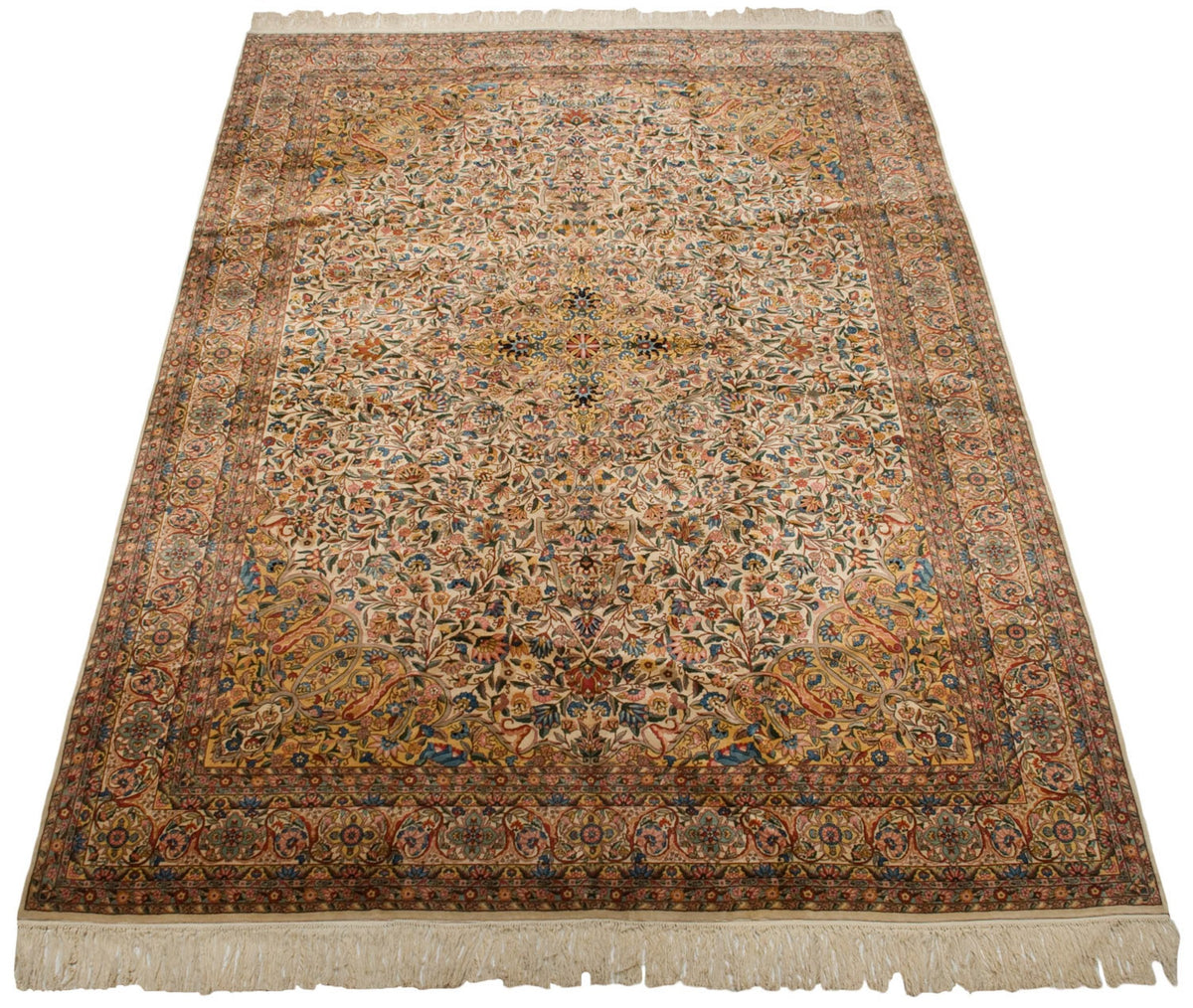 10x14.5 Vintage Fine Bulgarian Isfahan Design Carpet by Old New House® - product image 3 for Resin Society