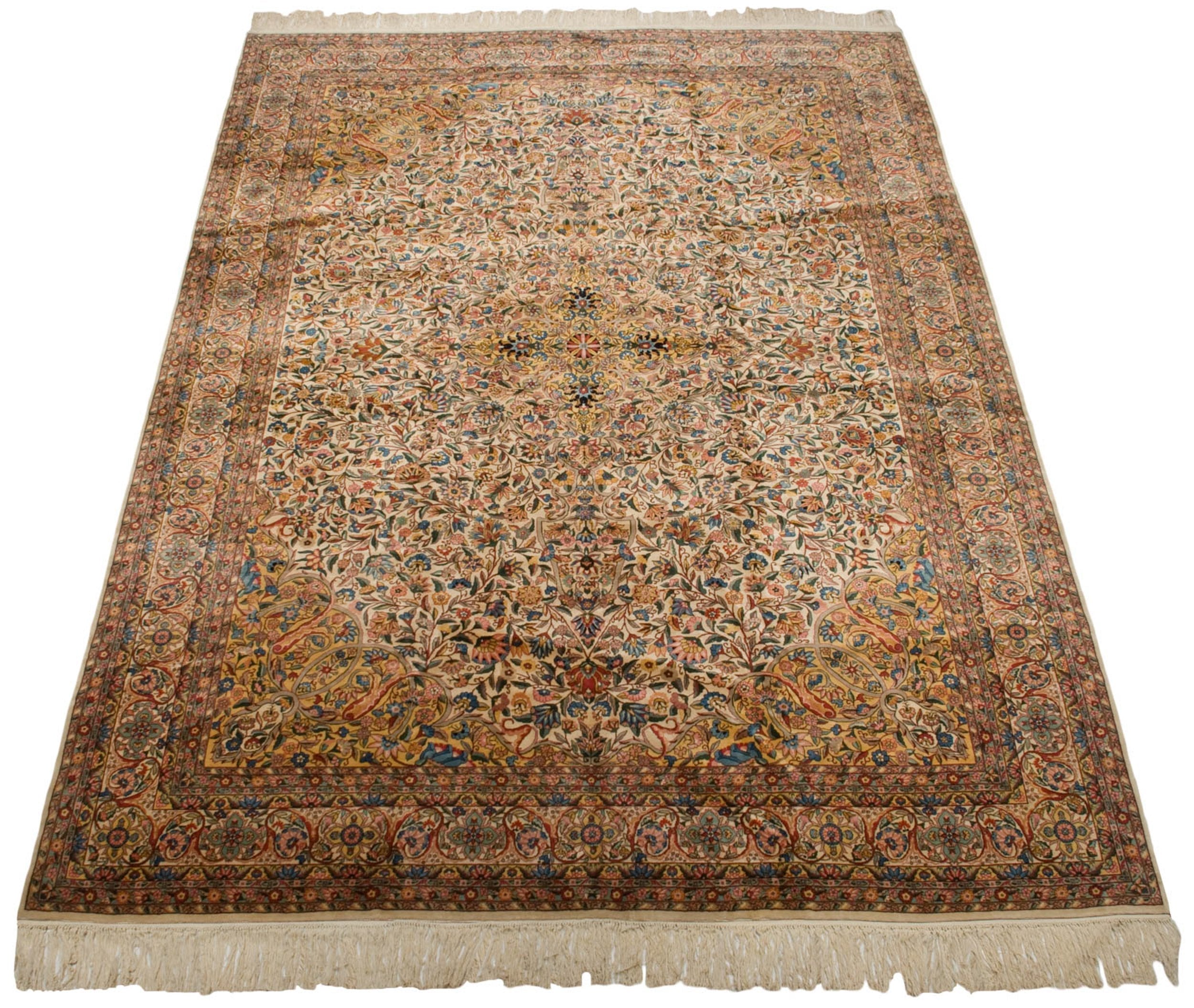 10x14.5 Vintage Fine Bulgarian Isfahan Design Carpet by Old New House® - product image 3 for Resin Society
