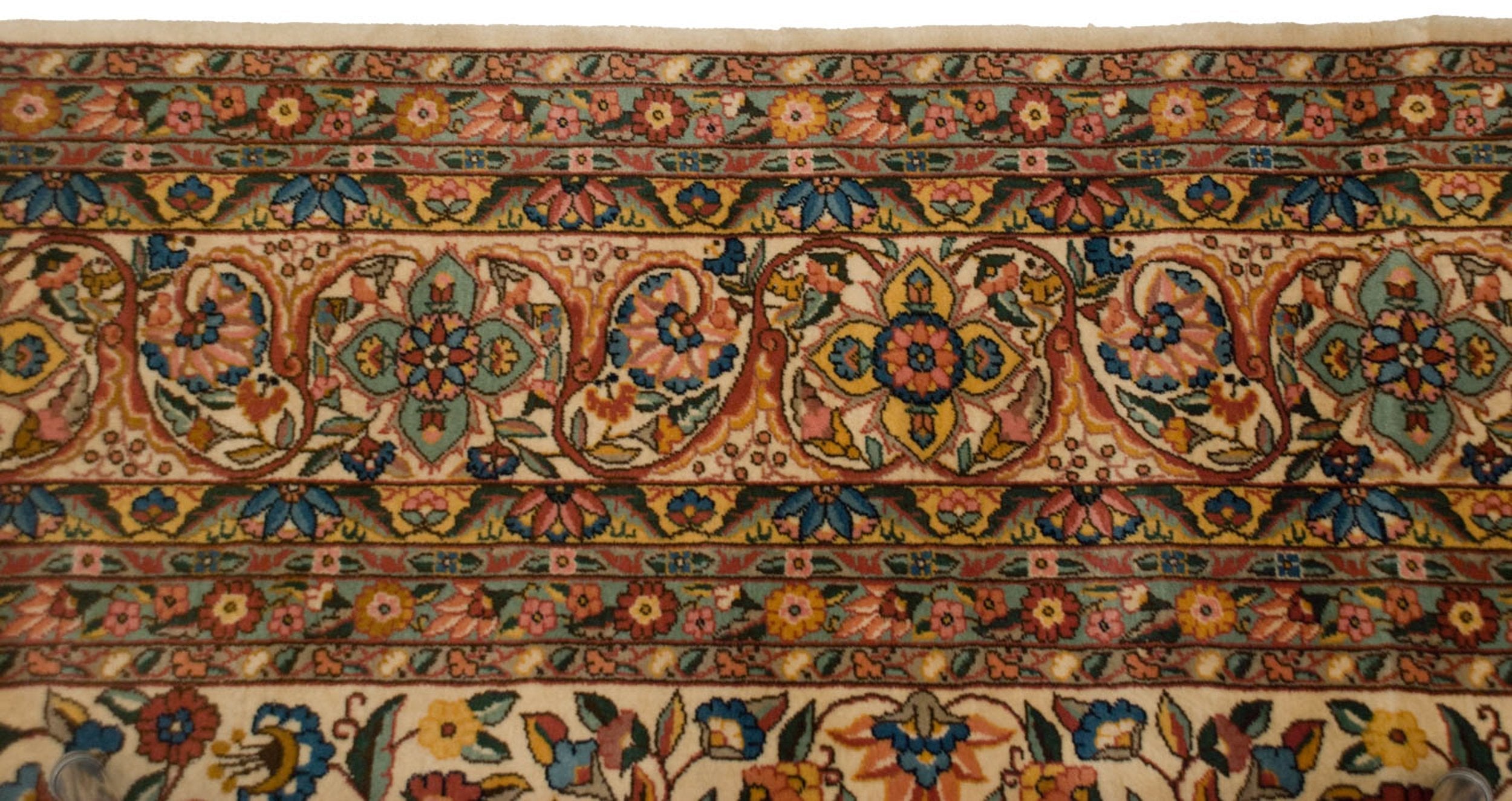 10x14.5 Vintage Fine Bulgarian Isfahan Design Carpet by Old New House® - product image 10 for Resin Society
