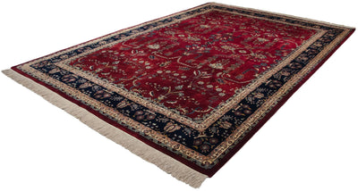 9.5x14 Fine Indian Mohajeran Sarouk Design Carpet by Old New House® - product image 6 for Resin Society