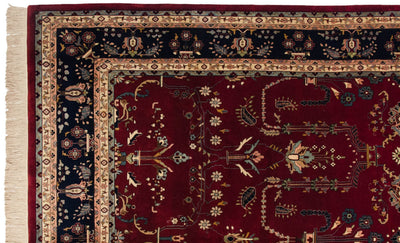 9.5x14 Fine Indian Mohajeran Sarouk Design Carpet by Old New House® - product image 12 for Resin Society