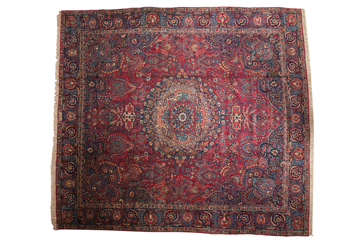 12x14 Vintage Tabriz Square Carpet by Old New House® - main product image for Resin Society