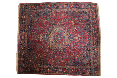 12x14 Vintage Tabriz Square Carpet by Old New House® - main product image for Resin Society