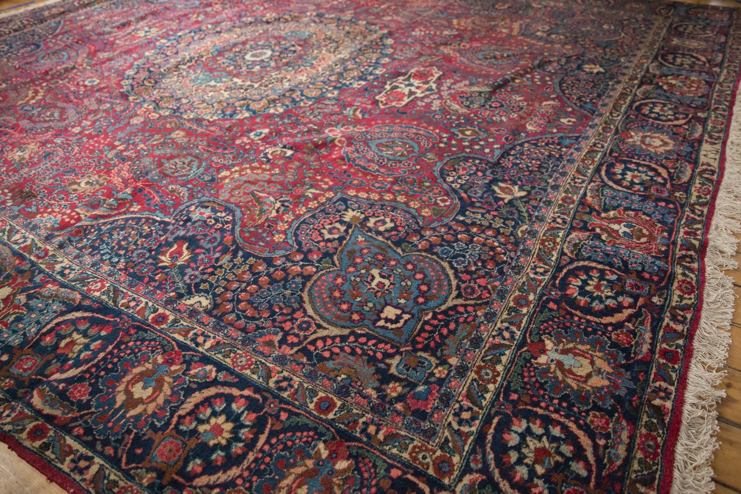 12x14 Vintage Tabriz Square Carpet by Old New House® - product image 8 for Resin Society