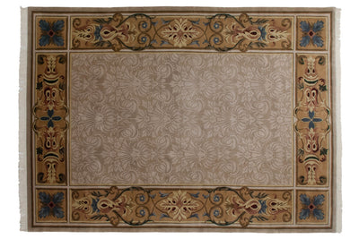 10x14 Indian Savonnerie Design Carpet by Old New House® - main product image for Resin Society