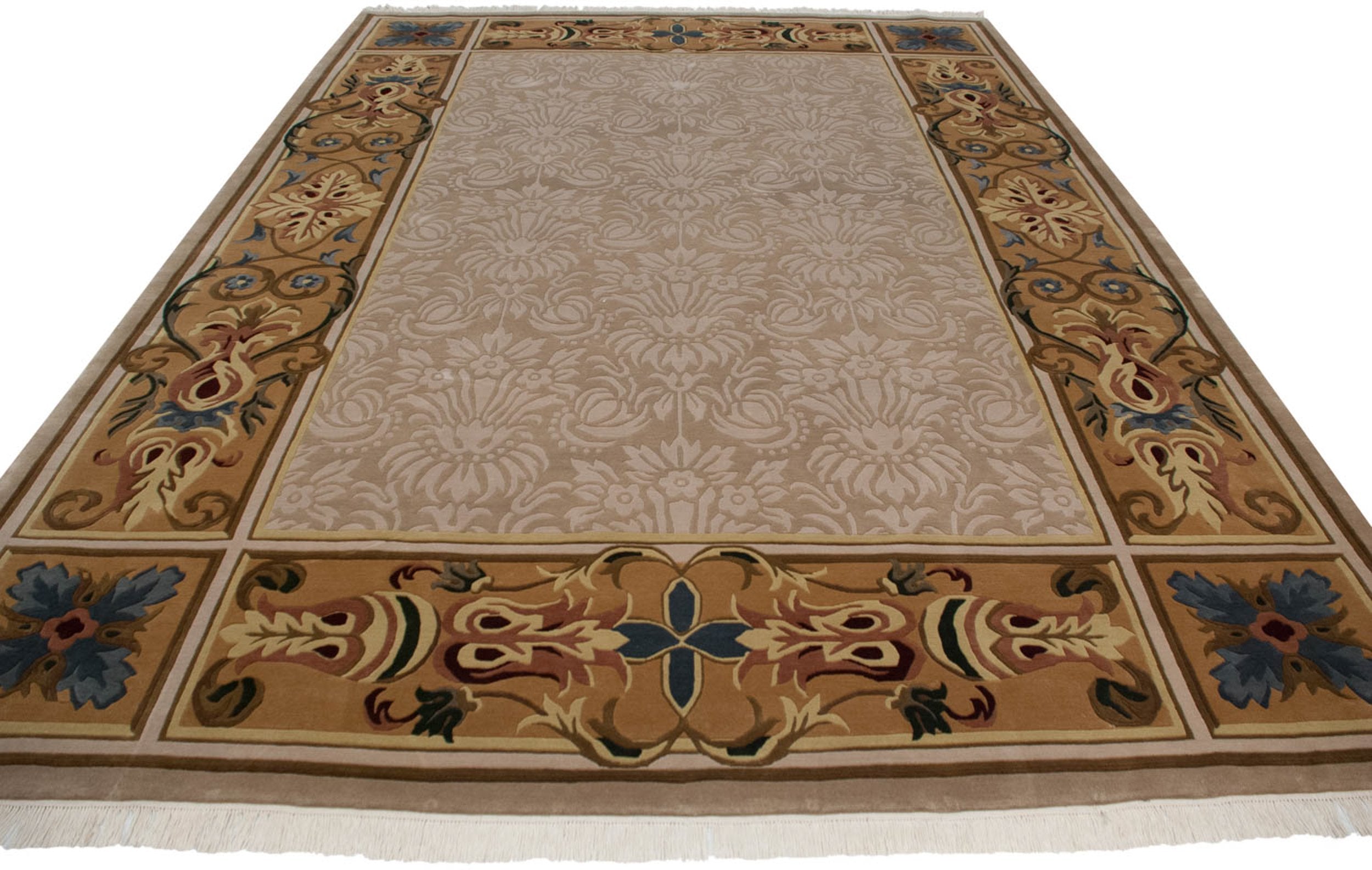 10x14 Indian Savonnerie Design Carpet by Old New House® - product image 3 for Resin Society