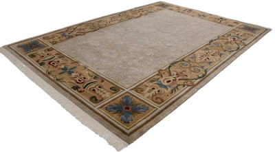 10x14 Indian Savonnerie Design Carpet by Old New House® - product image 4 for Resin Society