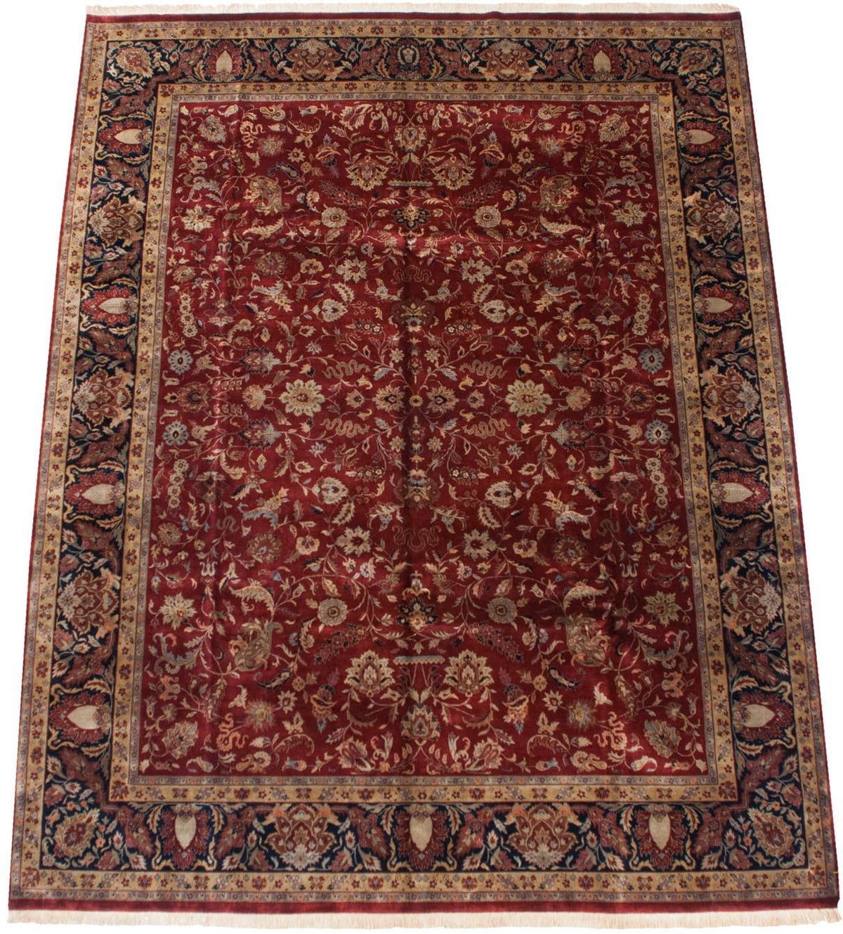11.5x15 Fine Indian Mohajeran Sarouk Design Carpet by Old New House® - product image 2 for Resin Society