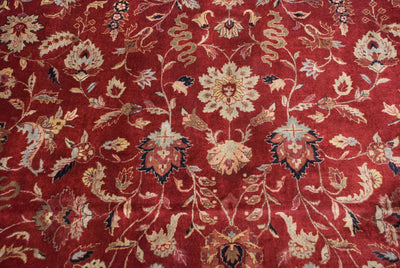 11.5x15 Fine Indian Mohajeran Sarouk Design Carpet by Old New House® - product image 6 for Resin Society