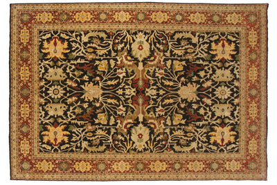 9.5x14.5 Fine Indian Serapi Design Carpet by Old New House® - main product image for Resin Society