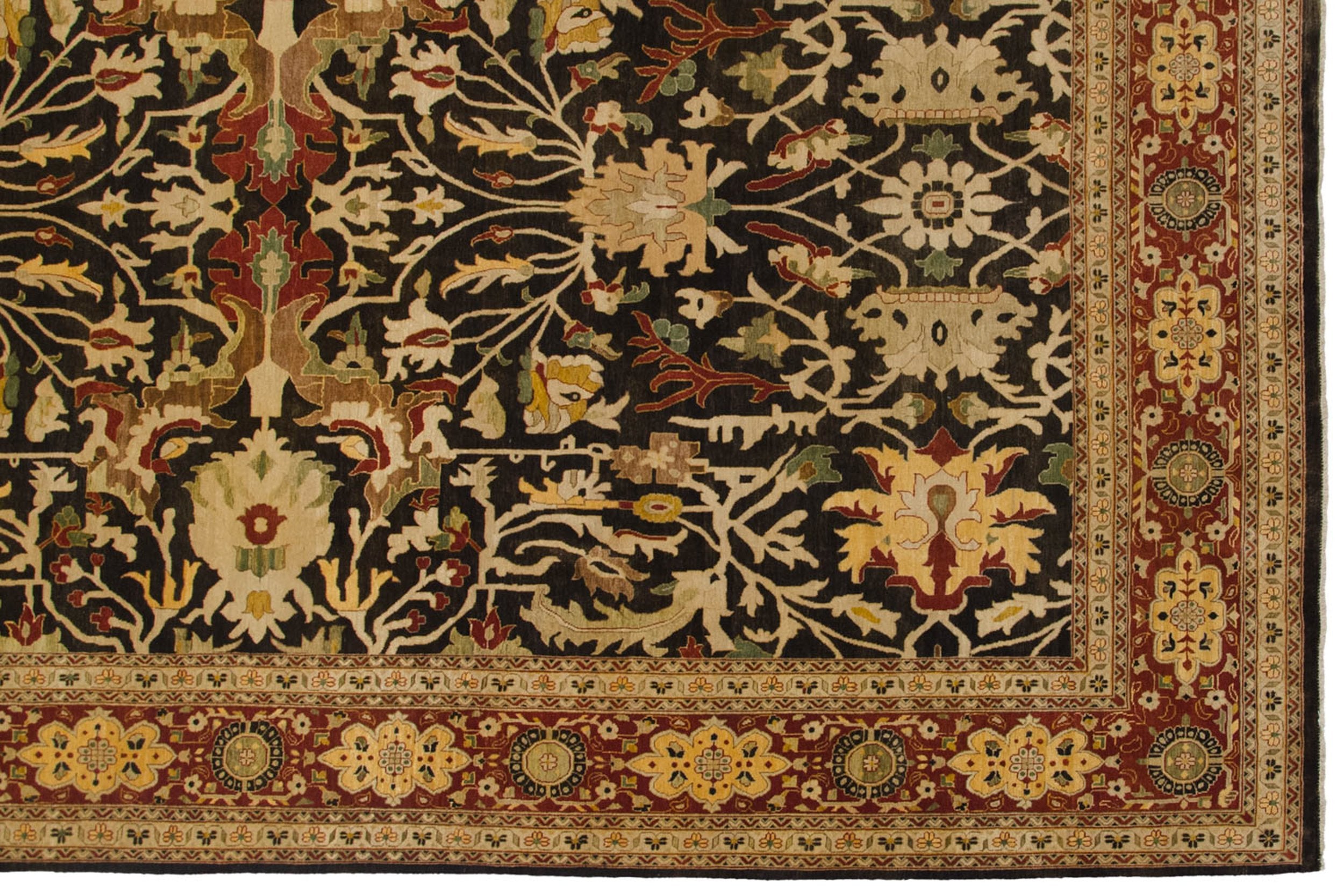 9.5x14.5 Fine Indian Serapi Design Carpet by Old New House® - product image 12 for Resin Society